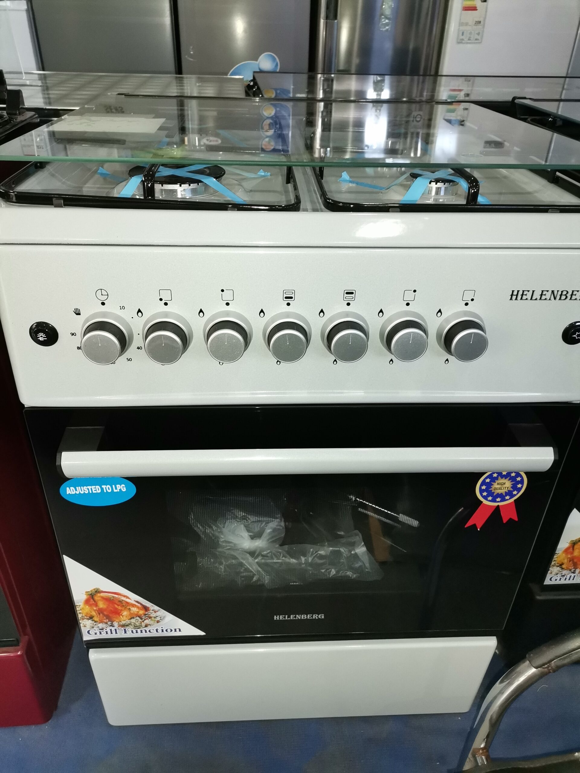 cuisiniere 4 feux rouge – Image 2